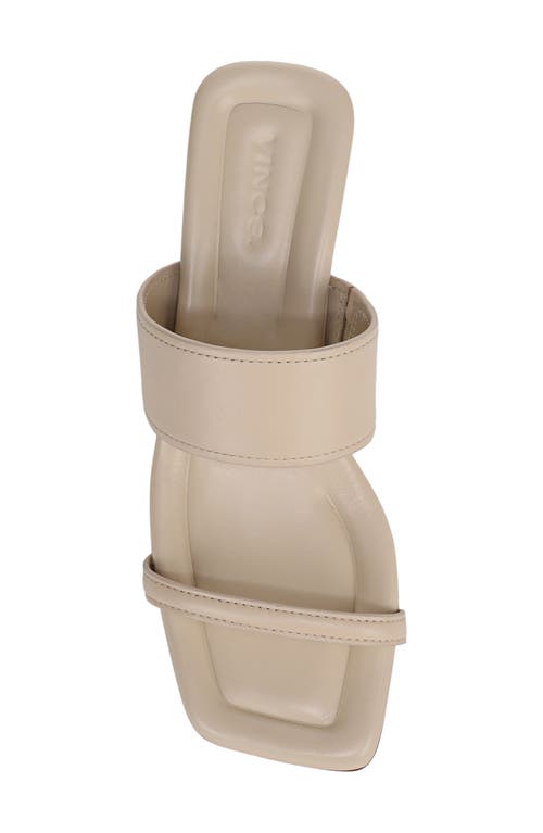 Vince Cora Kitten Heel Slide Sandal In Sand