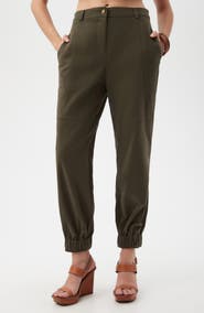 Trina Turk Nala Stretch Cotton Joggers