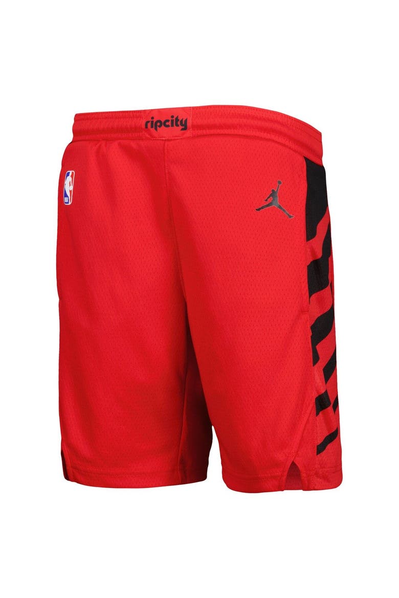 Youth Jordan Brand Red Portland Trail Blazers Statement Edition Swingman Performance Shorts, Alternate, color, Red