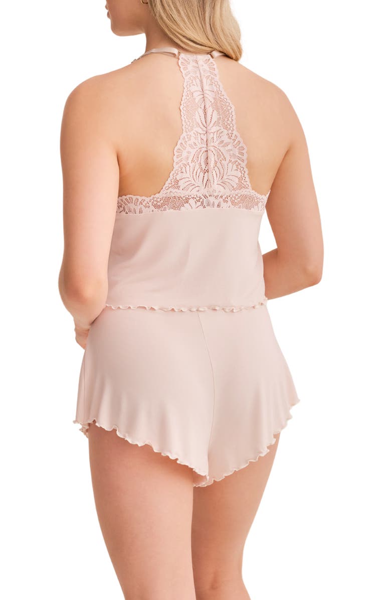Fleur't Purely Yours Short Pajamas, Alternate, color, Champagne