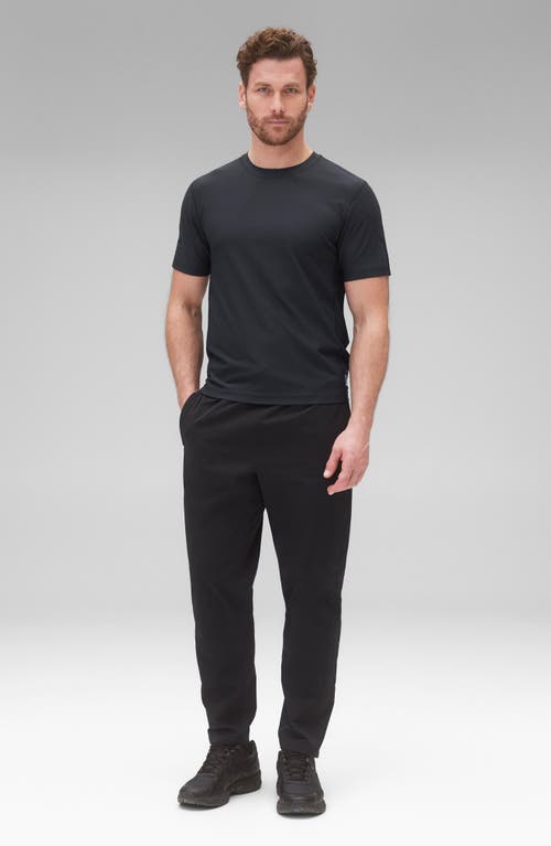 Reigning Champ Playoff Tech Piqué T-shirt In Navy
