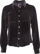 Lords of Harlech Sylvia Velvet Shirt