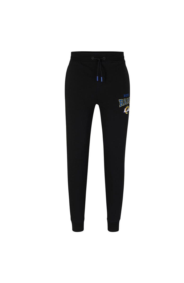 Boss X NFL Men's BOSS X NFL  Black/Royal Los Angeles Rams Snap Pants, Main, color, 