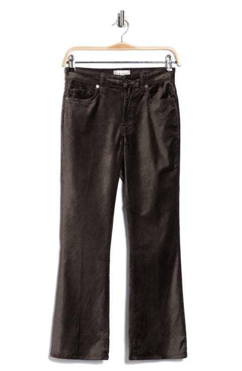 Le Crop Mini Bootcut Jeans (Comet Velvet)