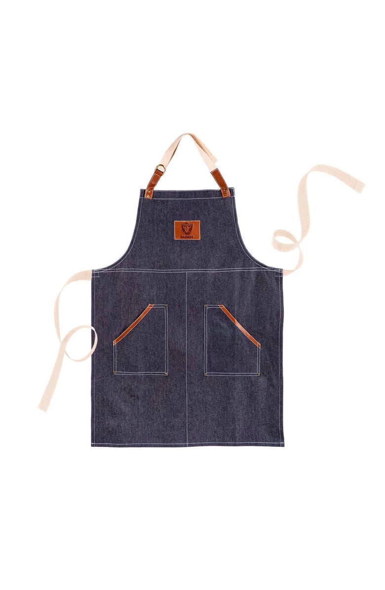 Evergreen Enterprises Las Vegas Raiders Grill Apron and Glove Set, Alternate, color, Denim