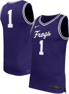 Nike Men's Nike #1 Purple TCU Horned Frogs Replica Basketball Jersey