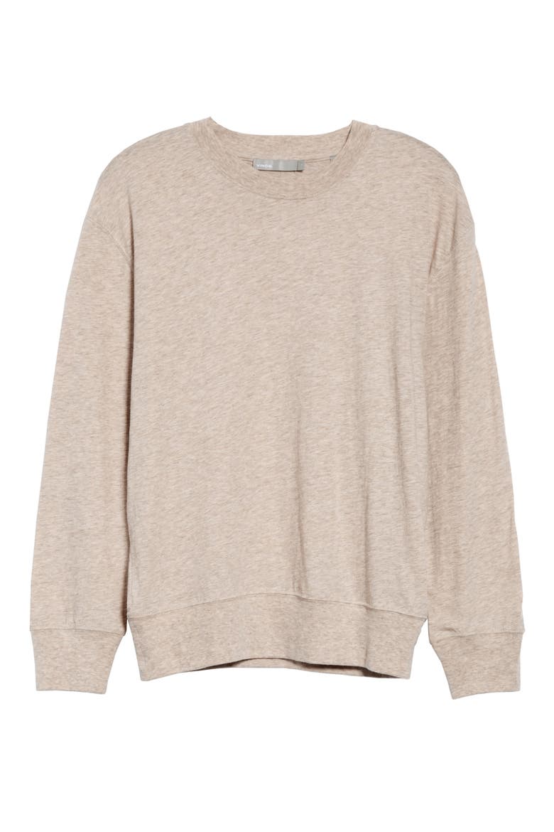 Pima Cotton & Alpaca Pullover, Alternate, color, H TUSK