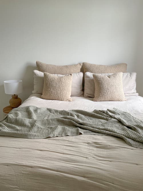 ANAYA ANAYA COTTON BOUCLE DUTCH EURO PILLOW WITH DOWN ALTERNATIVE INSERT