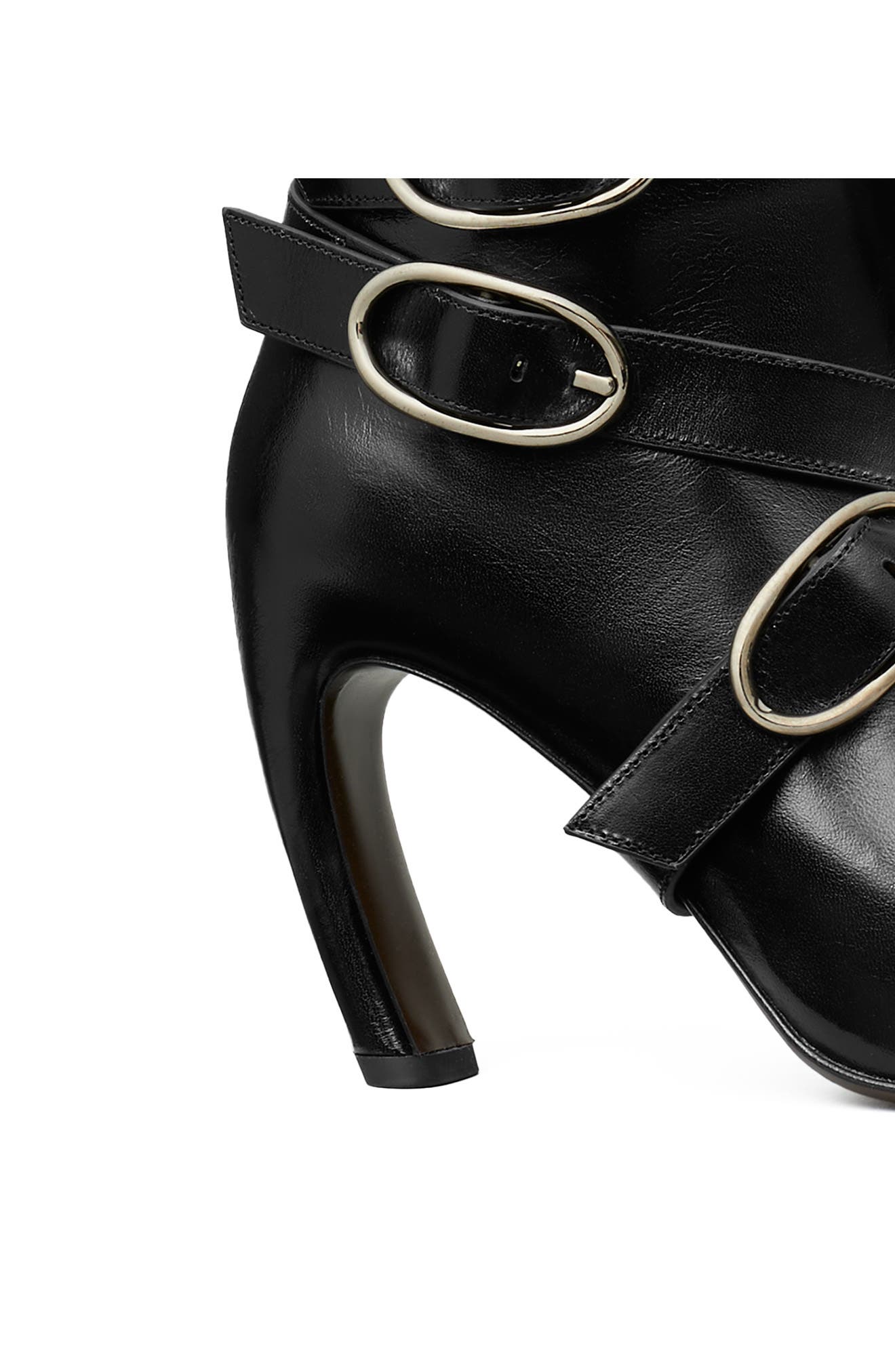 Multi Buckle Knee High Boot, Alternate, color, PERFECT BLACK
