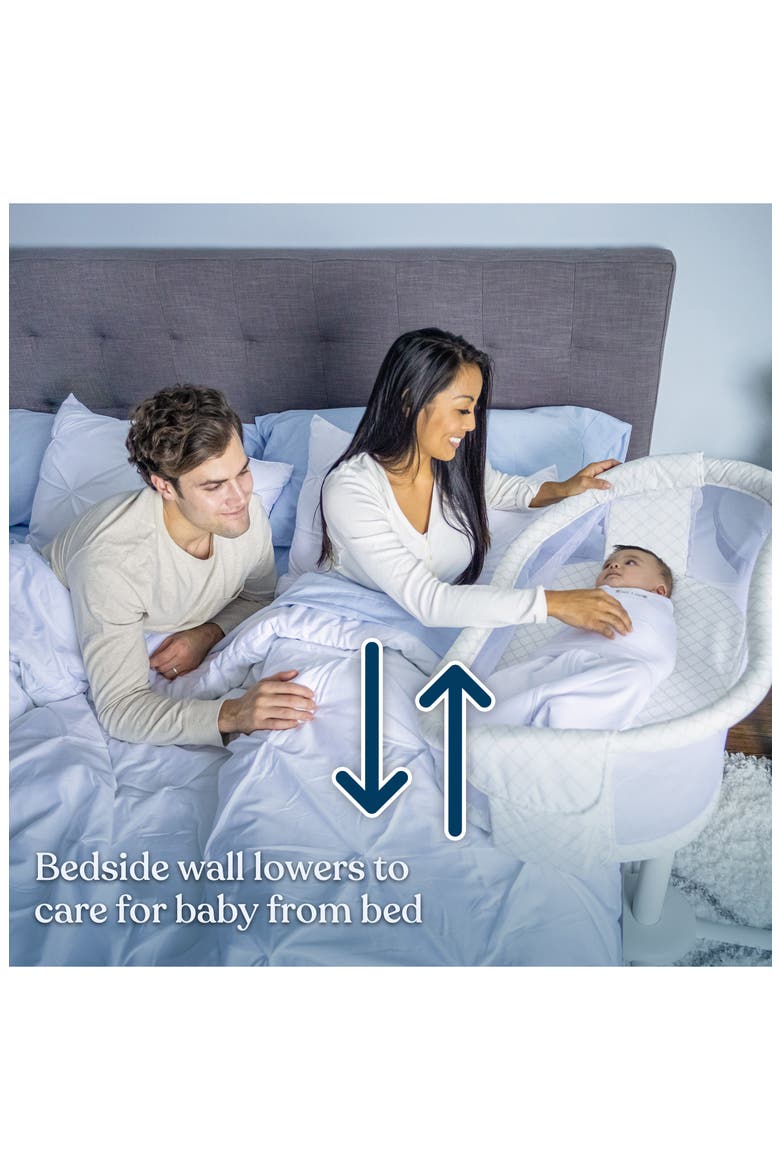 HALO® Bassinest™ Essentia Series Bedside Swivel Sleeper, Alternate, color, NAUTICAL NET