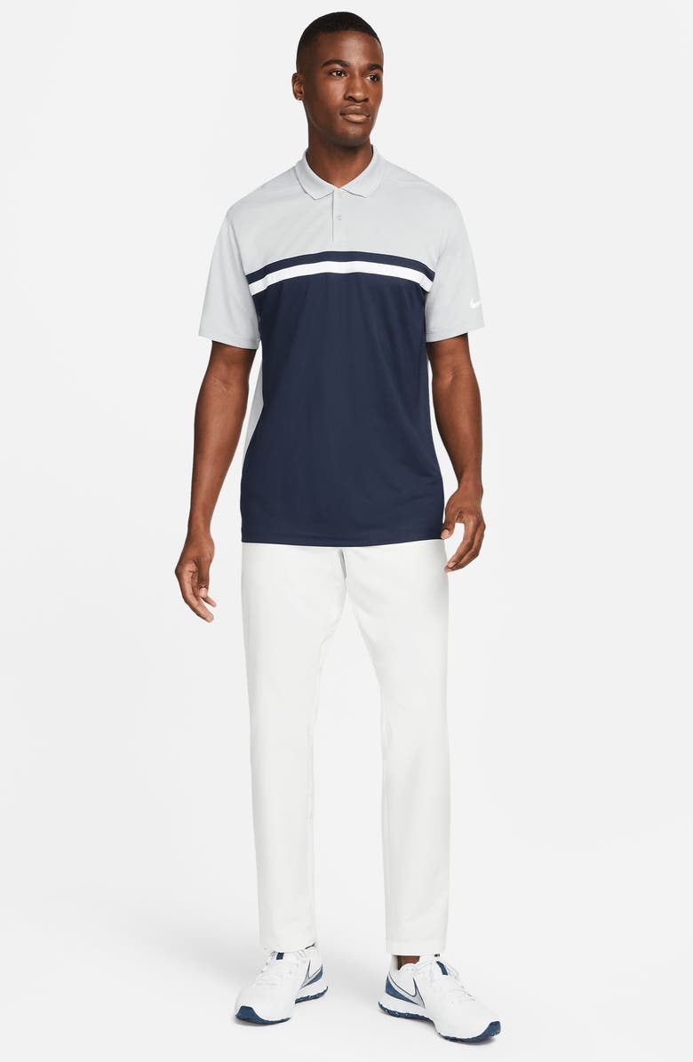 Nike Golf Dri-FIT Victory Golf Polo, Alternate, color, Smoke Grey/ Obsidian/ White