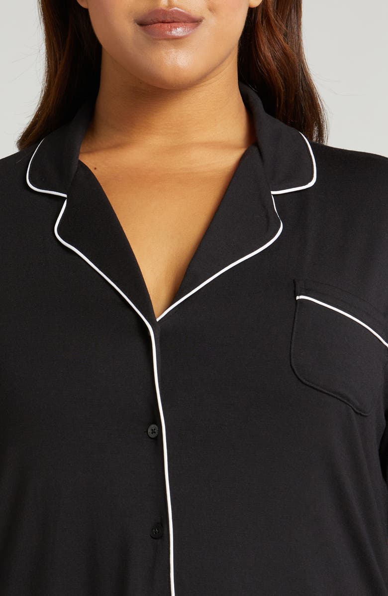 Nordstrom Moonlight Nightshirt, Alternate, color, Black