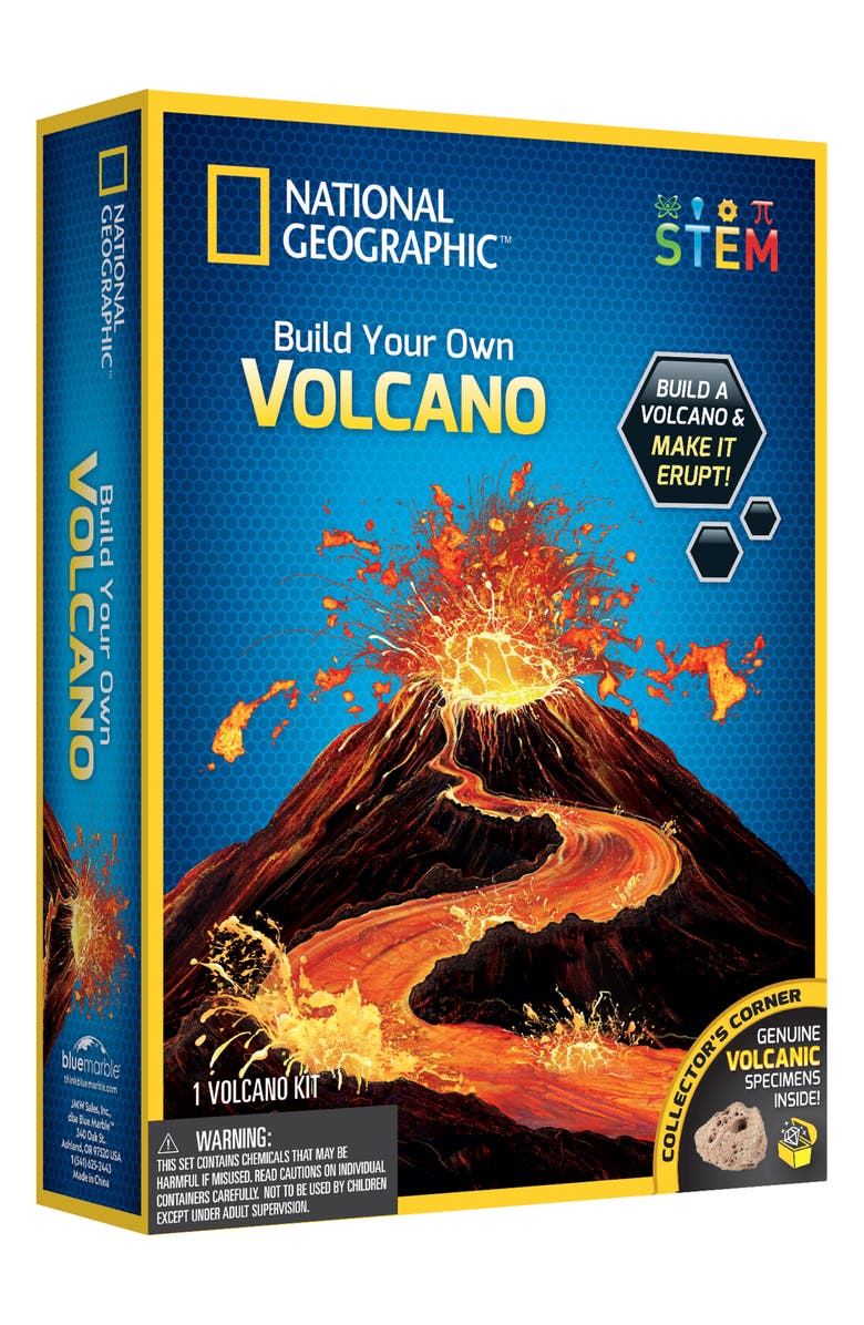 NATIONAL GEOGRAPHIC Build Your Own Volcano Kit, Main, color, Multi