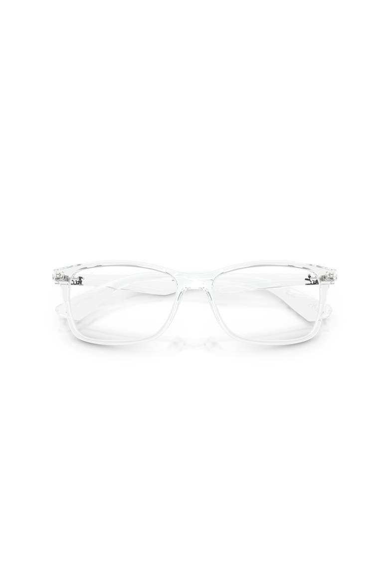 54mm Square optical glasses, Alternate, color, Transparent