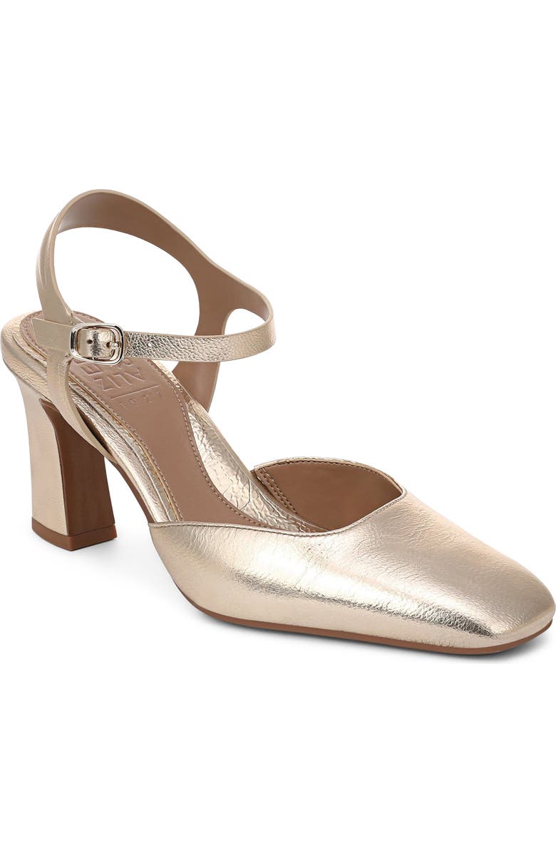 Naturalizer Frankie Ankle Strap Pump, Main, color, Light Champagne