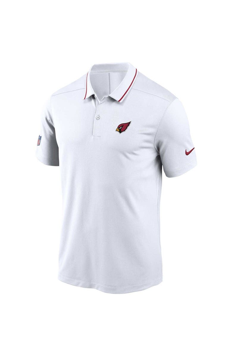 Nike Men's Nike White Arizona Cardinals Sideline Victory Performance Polo, Alternate, color, 