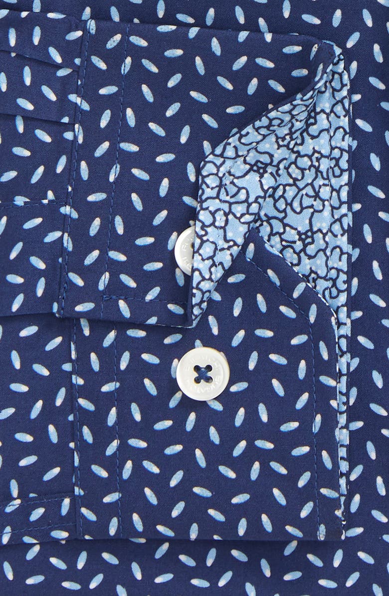 Bugatchi Trim Fit Dress Shirt, Alternate, color, 