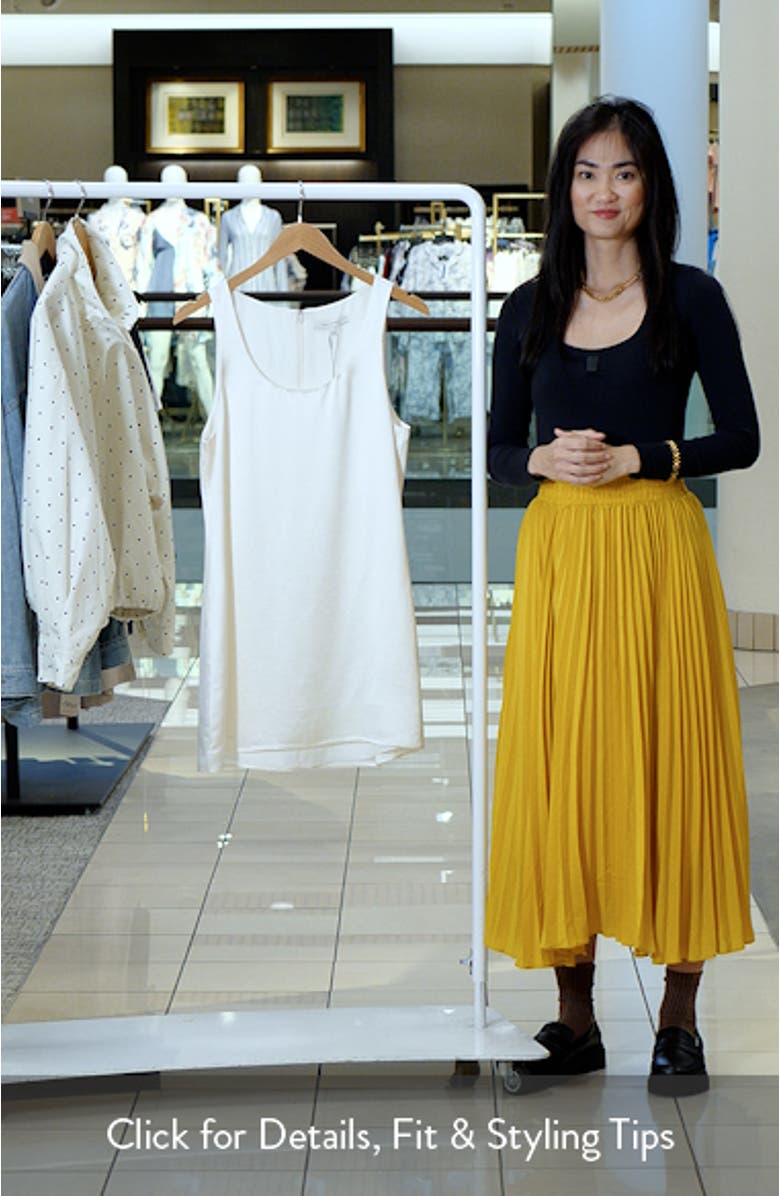 The Getting Ready Sleeveless Satin Minidress, sales video thumbnail