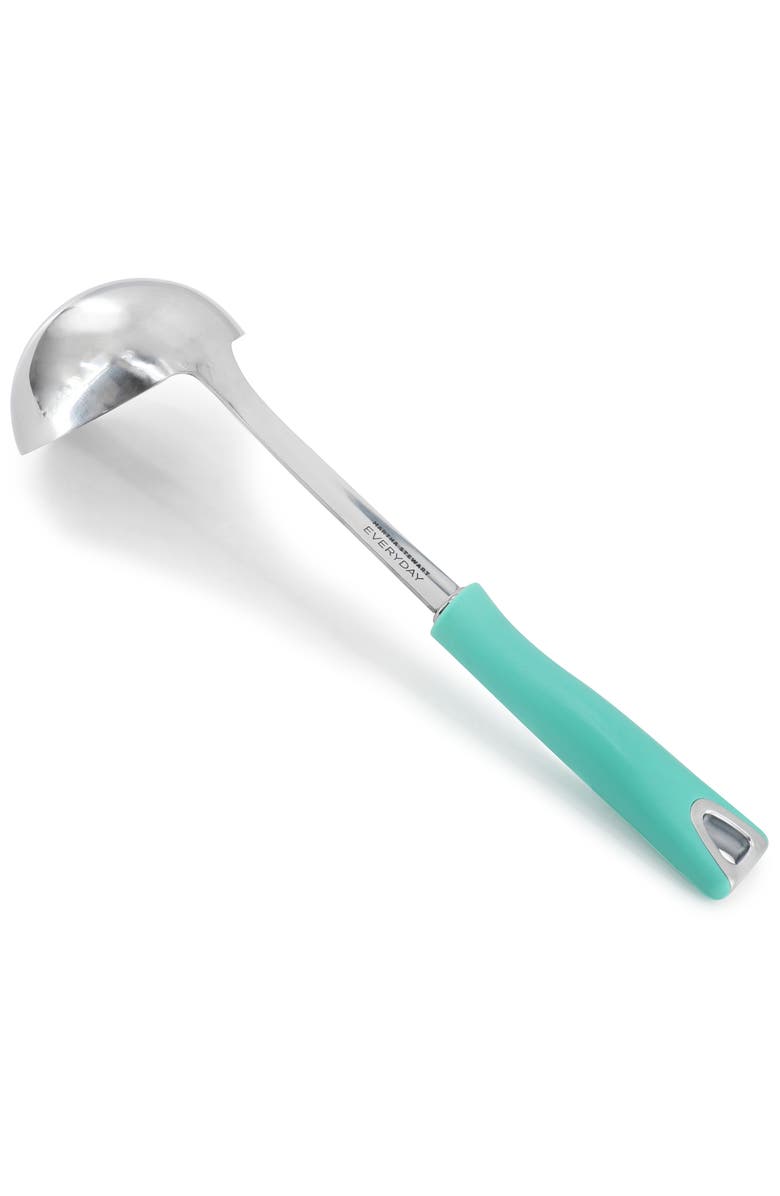 Martha Stewart Everyday Drexler 2 piece Ladle and Serving Spoon Kitchen Tool Set, Alternate, color, Turquoise