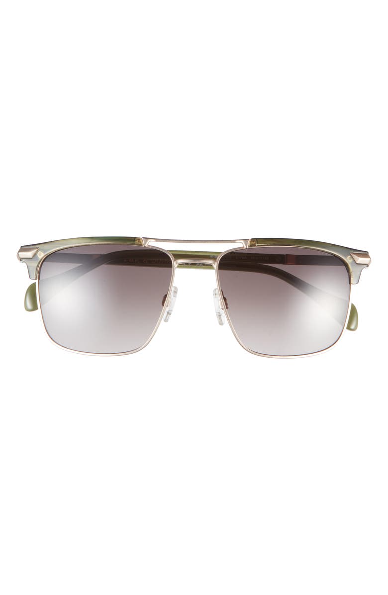 rag & bone 55mm Half Rim Sunglasses, Main, color, 