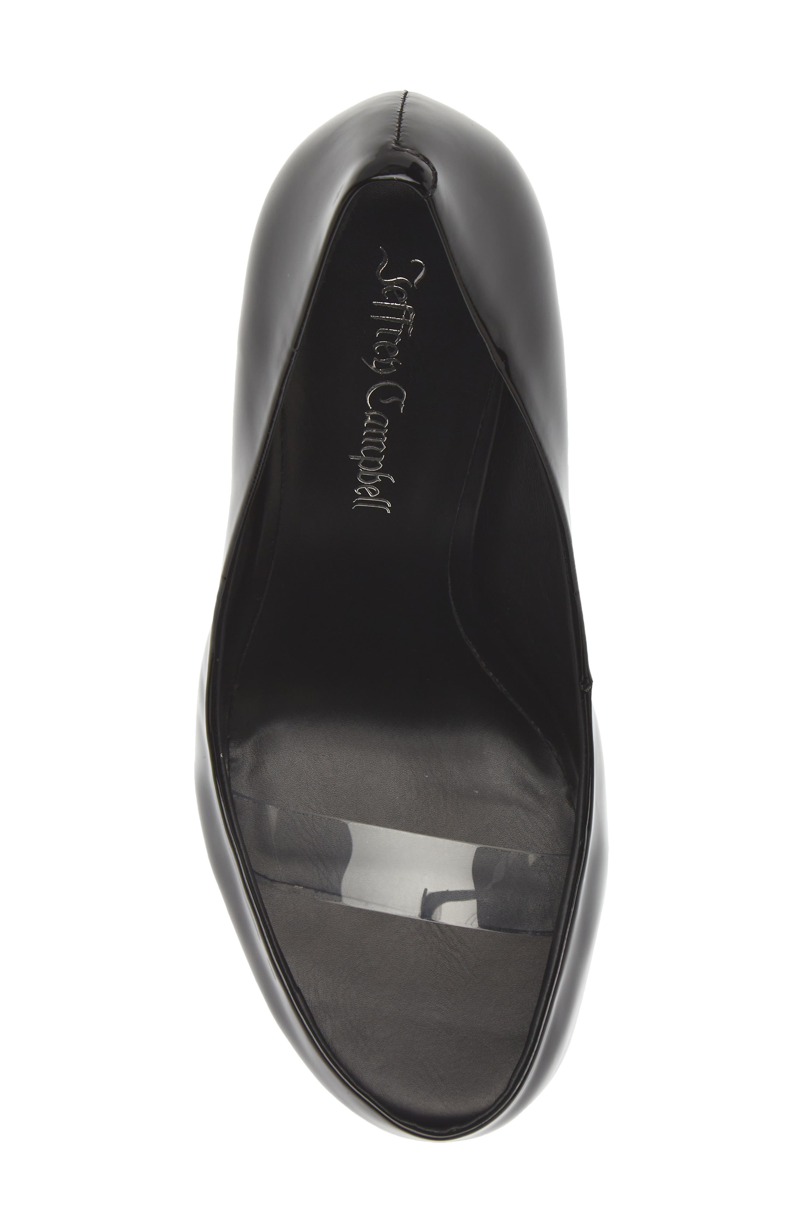 Top-Down Pump, Alternate, color, BLACK PATENT