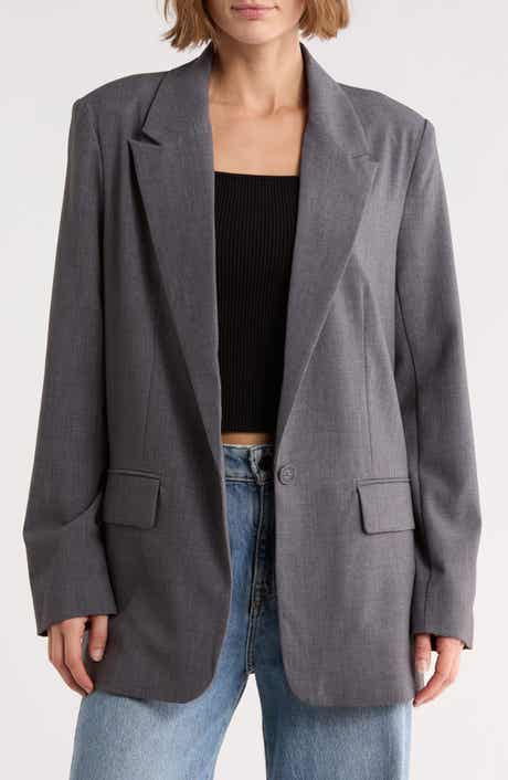 Leith Oversize Peak Lapel Blazer