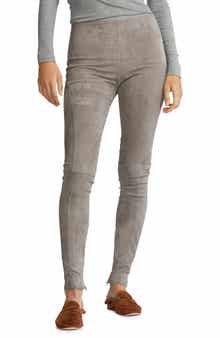 Polo Ralph Lauren Leland Suede Pull-On Skinny Pants