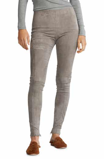 Polo Ralph Lauren Leland Suede Pull-On Skinny Pants