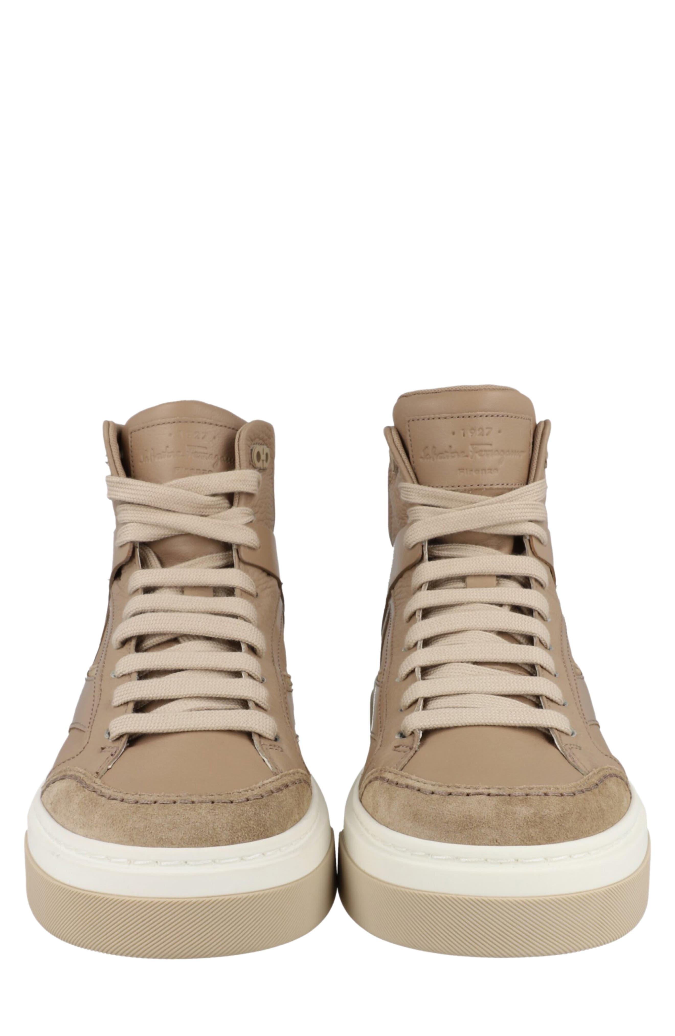 Cassio High Top Sneaker, Alternate, color, BONE