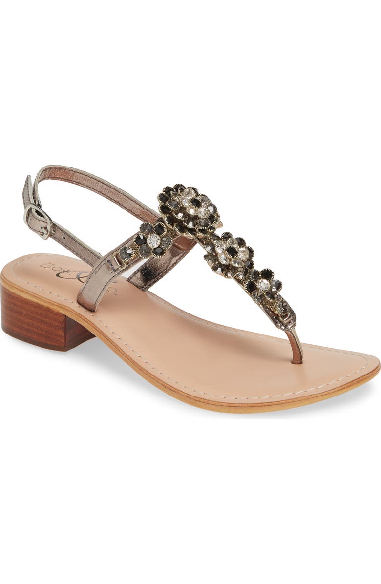 Bos. & Co. Wyn Embellished Sandal, Main, color,
