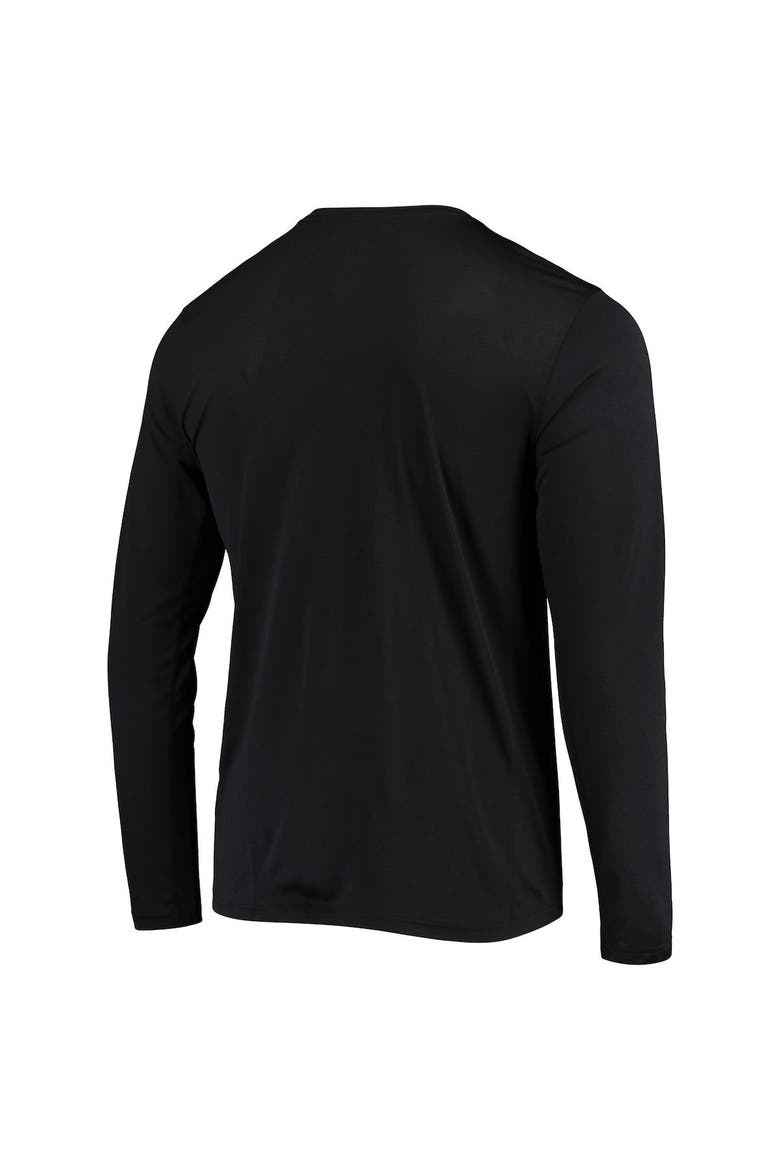Men's Nike Black Stanford Cardinal School Logo Legend Performance Long Sleeve T-Shirt, Alternate, color, Black