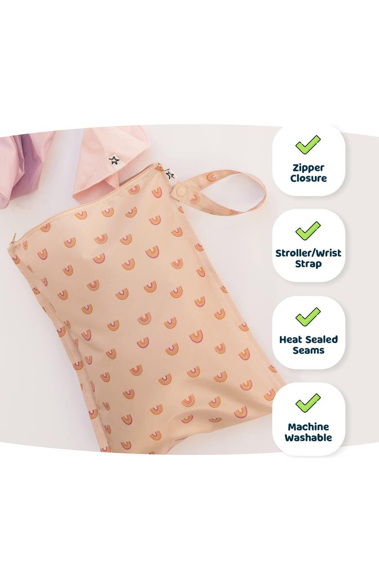 Tiny Twinkle Mess-Proof Waterproof Washable Baby/Toddler Wet Bags - Pattern, Alternate, color, Unisex Checkers