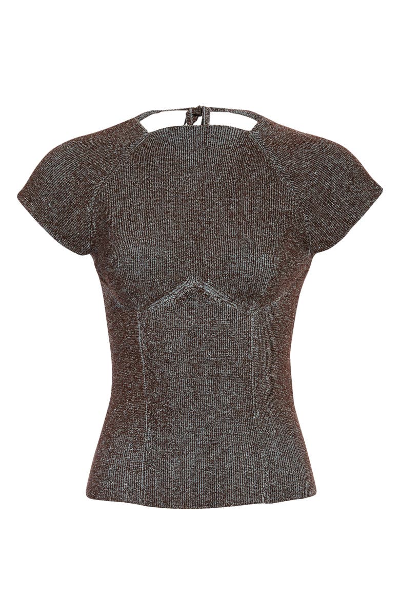 Isa Boulder Shield Backless Sweater, Alternate, color, 