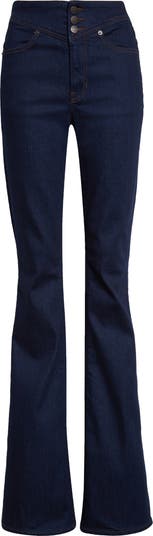 Veronica Beard Beverly High Waist Skinny Flare Jeans | Nordstrom