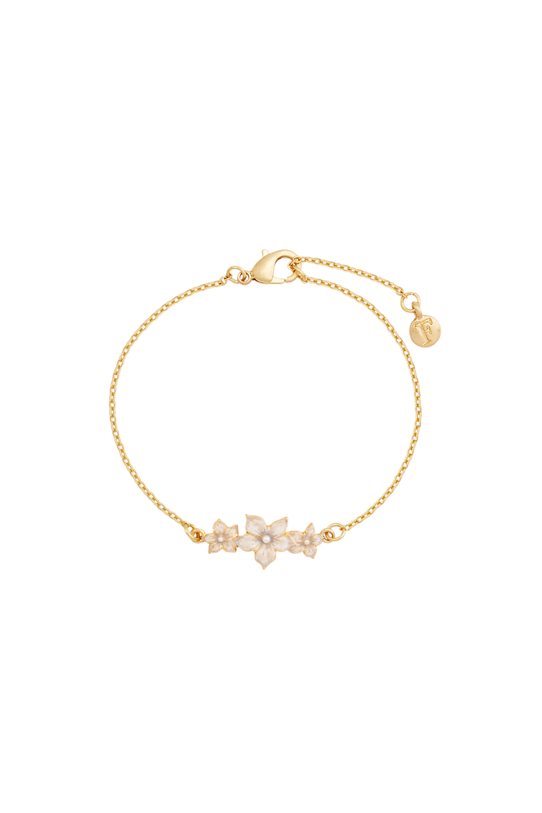 Jasmine & Pearl Bracelet, Main, color, Gold