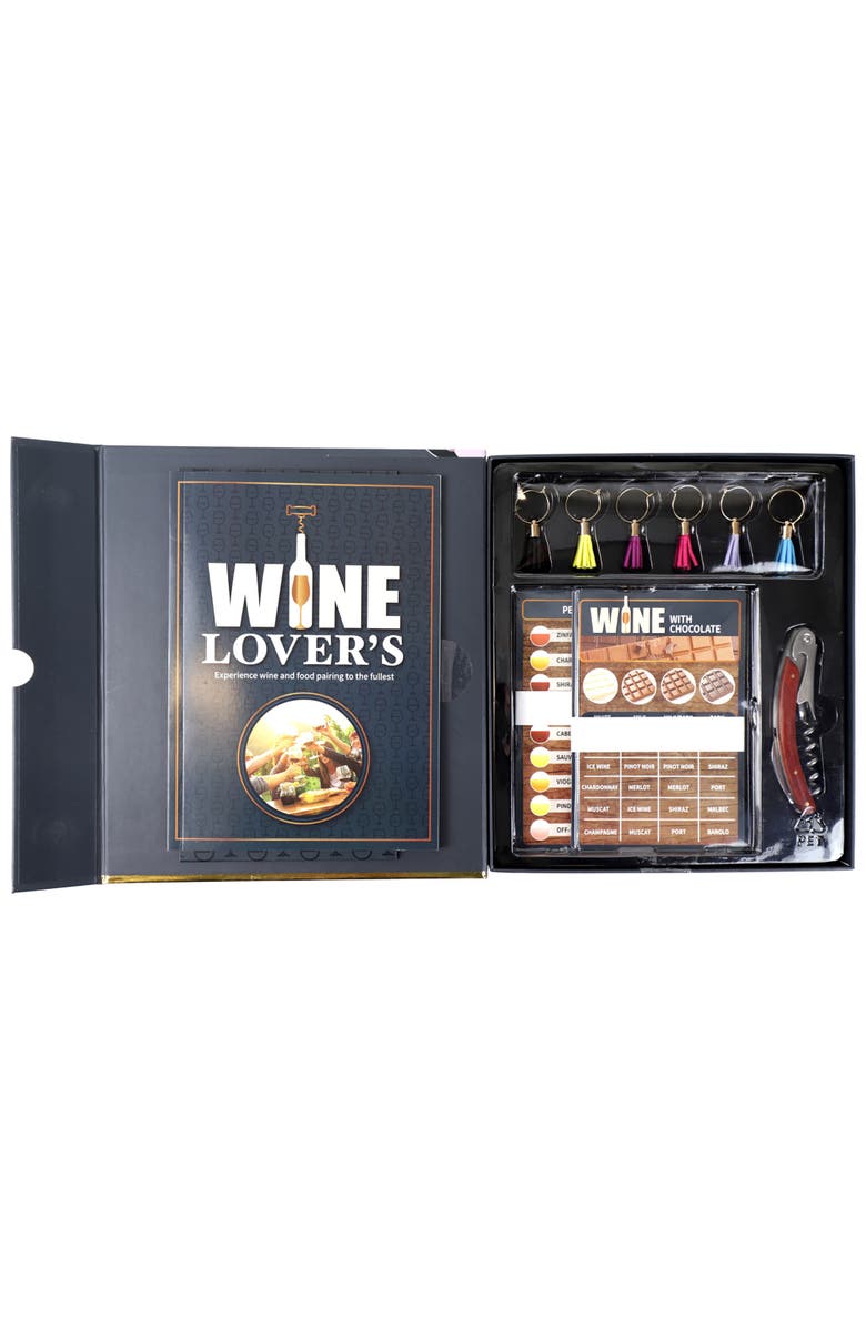 Gift Box Wine Enthusiast Set Elevate Your Wine Experience, Alternate, color, Multicolored