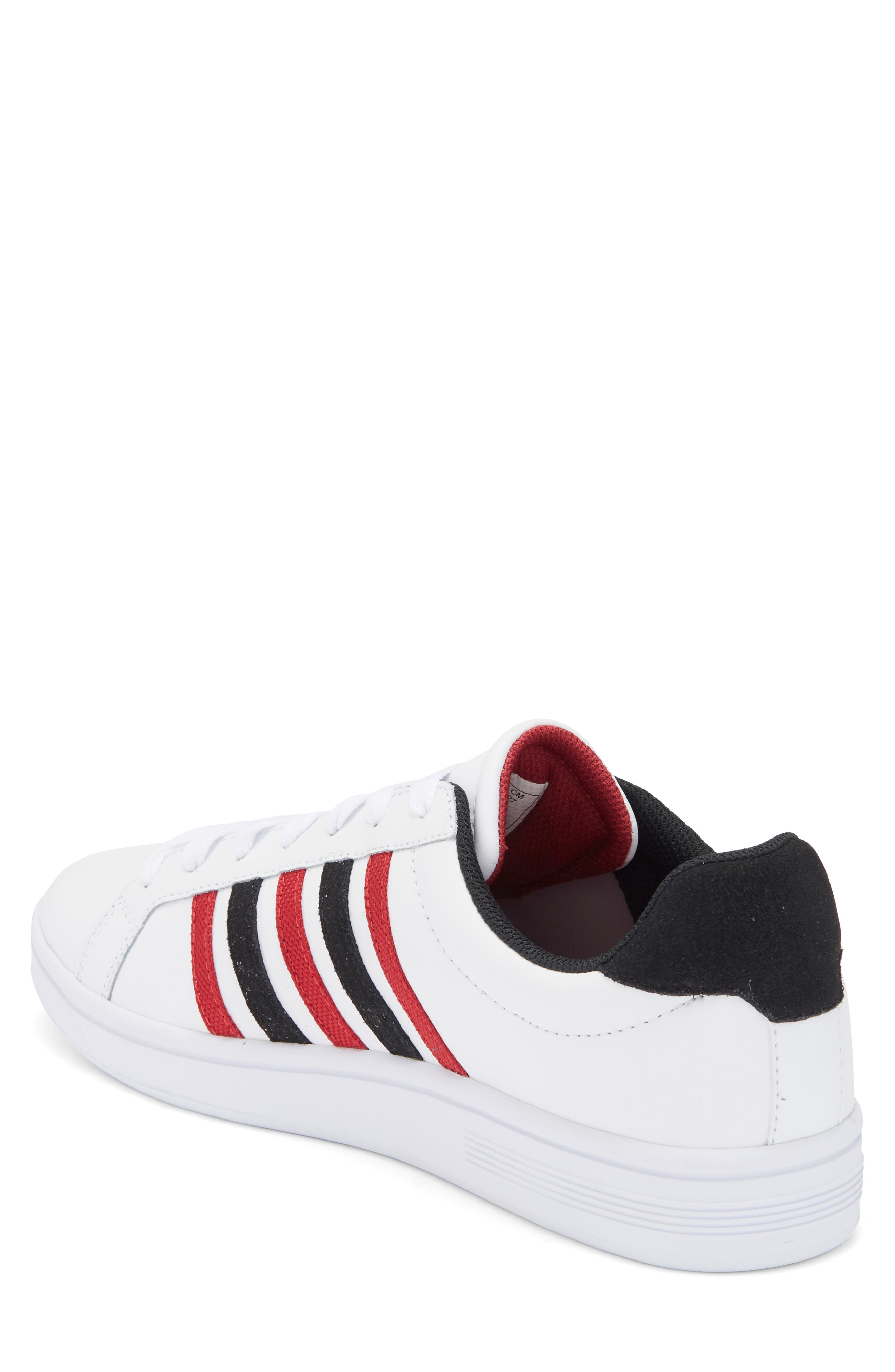 K-Swiss Court Tiebreak Sneaker, Alternate, color, White/ Jester Red/ Blk