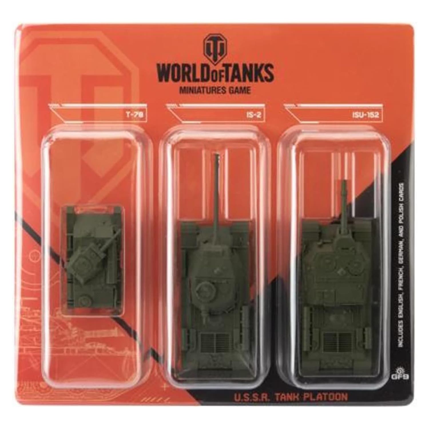 World Of Tanks U.S.S.R. Tank Platoon 2 Wot Miniatures Game in Multicolored 