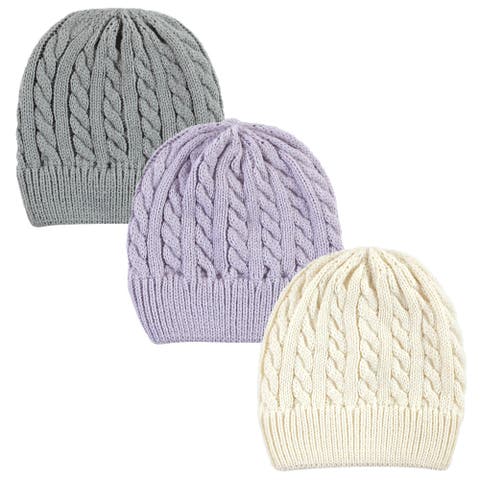 Cozy Knit Hat 3Pk