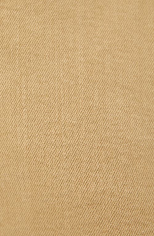 Shop Mother Lil' Stud Finder Sneak Wide Leg Jeans In Prairie Sand