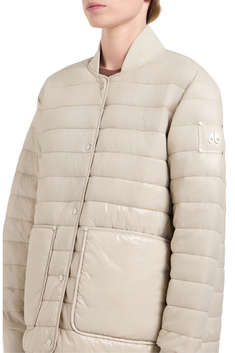 Eden Water Repellent Liner Jacket, Alternate, color, ALABASTER