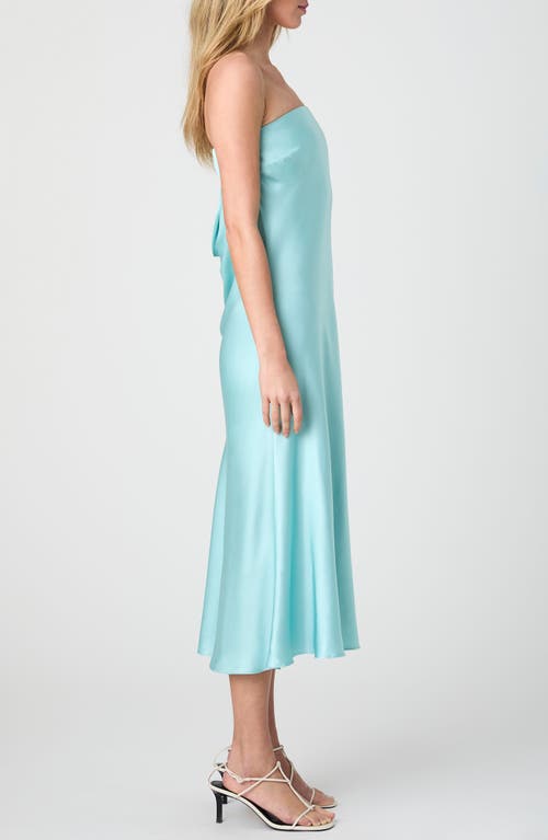 FRENCH CONNECTION FRENCH CONNECTION OONA STRAPLESS SATIN MIDI DRESS