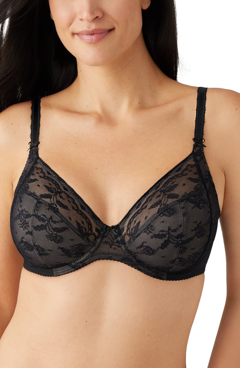 Wacoal Lifted in Luxury Underwire Bra, Main, color,