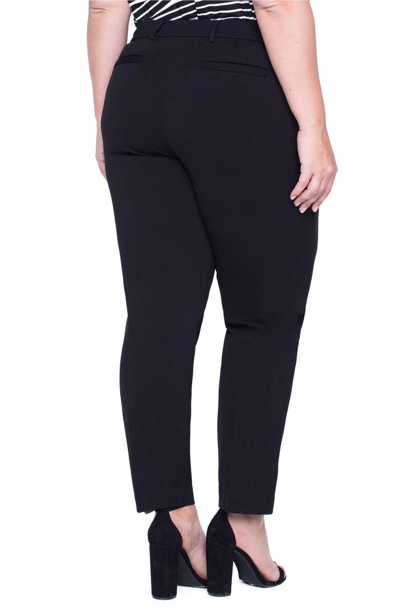 Liverpool Los Angeles Liverpool Kelsey Ponte Knit Trousers, Alternate, color, Black