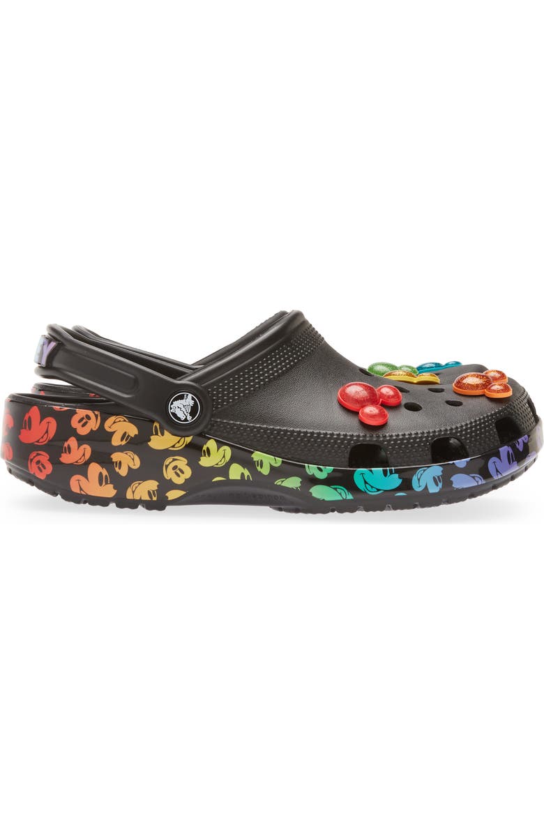 CROCS Classic Disney Rainbow Celebration Clog, Alternate, color,