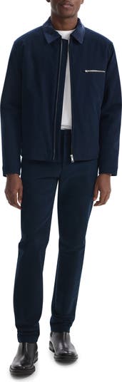 Theory Zip-Up Brushed Cotton Twill Jacket | Nordstrom