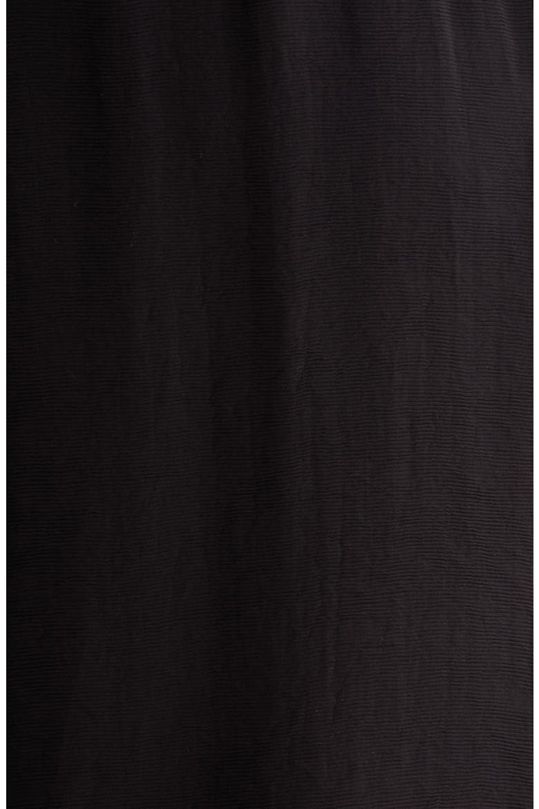 Smocked Waist High Waist Wide Leg Pants, Alternate, color, BLACK
