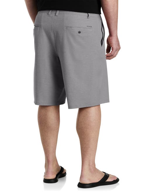 O'neill Big & Tall Reserve Light Check Hybrid Shorts In Graphite