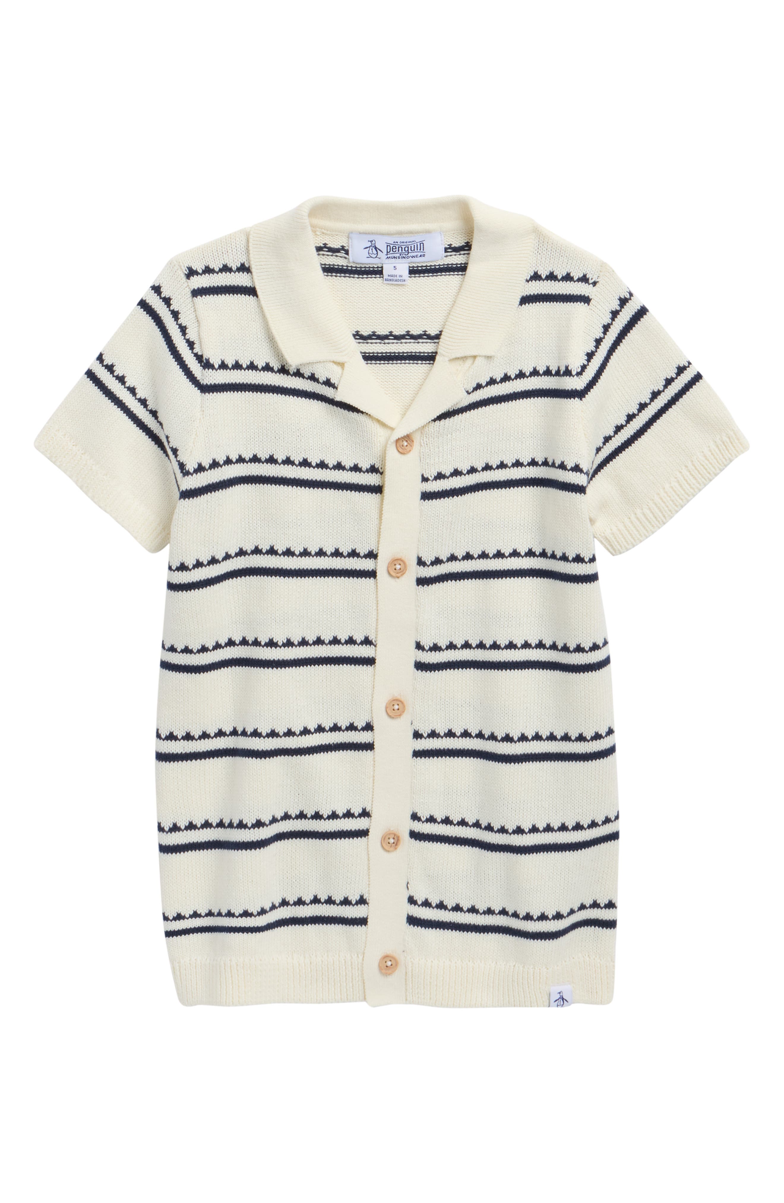 Original Penguin Kids' Stripe Sweater Polo