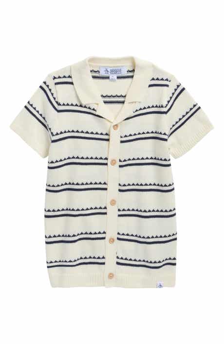 Original Penguin Kids' Stripe Sweater Polo